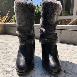 Stuart Weitzman Designer Fur Booties